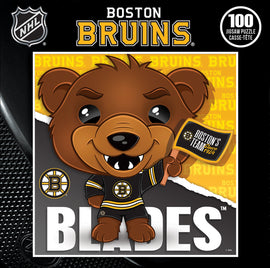 Boston Bruins NHL Mascot 100 Piece Square Puzzle