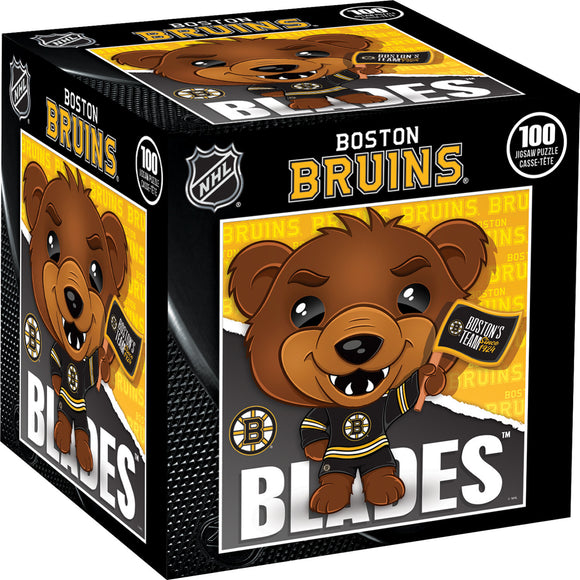 Boston Bruins NHL Mascot 100 Piece Square Puzzle