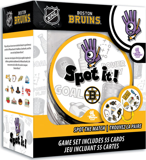Boston Bruins NHL Spot It! Game