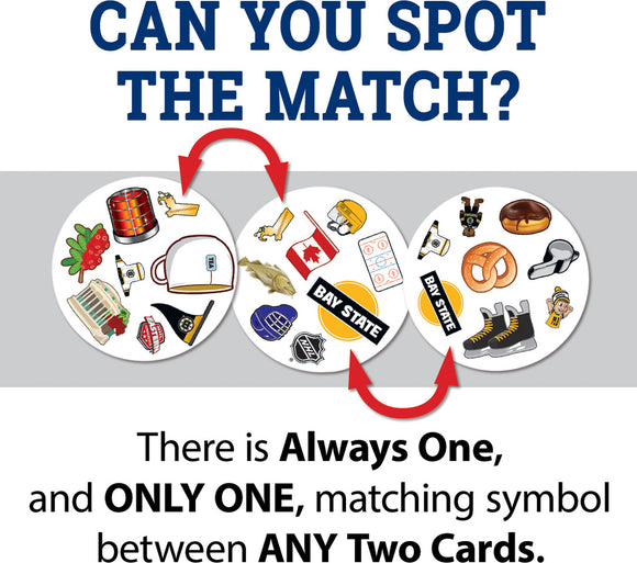 Boston Bruins NHL Spot It! Game