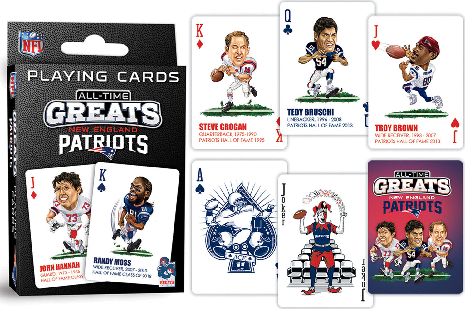 Patriots Greats Playing Cards