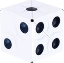 Shashibo Dice: Renaissance by Geobenders is a mechanical puzzle featuring a distinctive die shape with a sleek white and black design. Its sides display bold circular patterns, inviting tactile interaction and intellectual challenge. Perfect for enhancing problem-solving skills and providing endless fun.