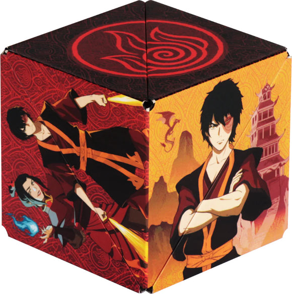 The Shashibo Avatar Fire is a captivating fidget toy designed with vibrant artwork featuring characters from the Avatar series. The cube showcases intricate designs with fiery colors and dynamic poses, perfect for engaging hands and stimulating creativity.