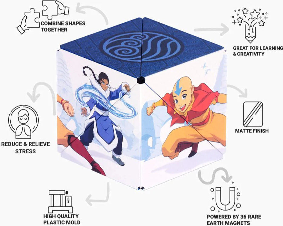 Shashibo Avatar Water - Unique Fidget Toy | EurekaPuzzles