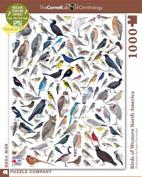 Birds of Western North America Puzzle (1000 Pc)