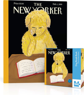 Dog Reads Book Mini (100 pc)