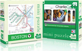 Boston T Map Mini Mini Puzzle (100 Pc)