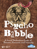 Psychobabble by Outset Media is a thrilling social deduction game featuring unique artwork with an octopus design. The game is designed for 4 to 11 players aged 14 and up, emphasizing dreams, paranoia, and insanity for an engaging and strategic gameplay experience.