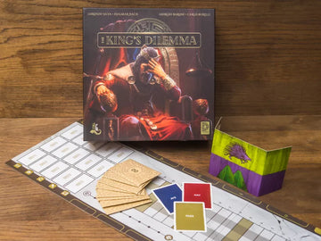 The Kings Dilemma with Cards and Player Board Setup