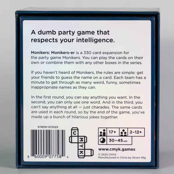 monikers-er box back