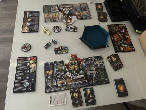 Dice Throne game set up