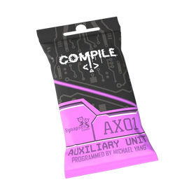 Front of the packaging for Compile Aux 1