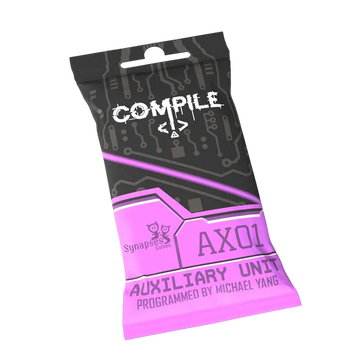 Front of the packaging for Compile Aux 1