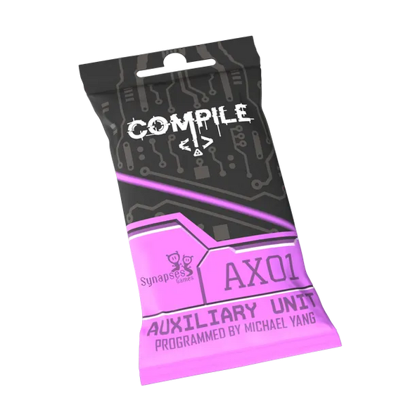 Front of the packaging for Compile Aux 1