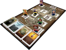 Munchkin Vox Machina setup with cards and player pieces on a detailed board