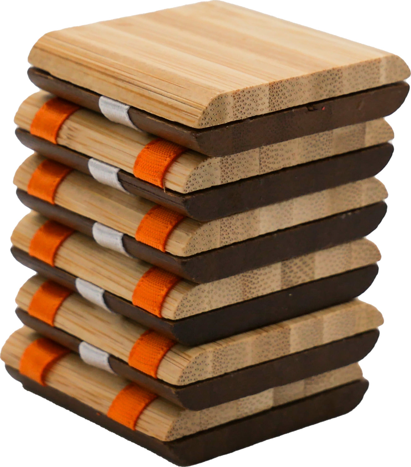 Jacob's Ladder by Project Genius is a unique stacking toy featuring wooden blocks in alternating colors and textures, designed for tactile play and dexterity. The toy is made of bamboo and is an engaging way to explore creativity and hand-eye coordination.