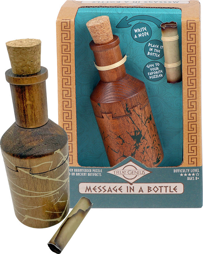 Message in a Bottle Mechanical Puzzle - Project Genius | EurekaPuzzles