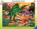 Dinosaurs Roam the Earth 42pc Frame Puzzle