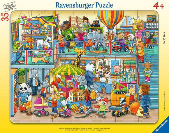 Animal Toy Store 35pc Frame Puzzle