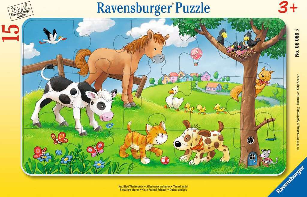 Cute Animal Friends (15 pc Puzzle)