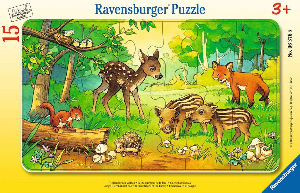 Animal Babies of the Forest (15 pc Puzzle)