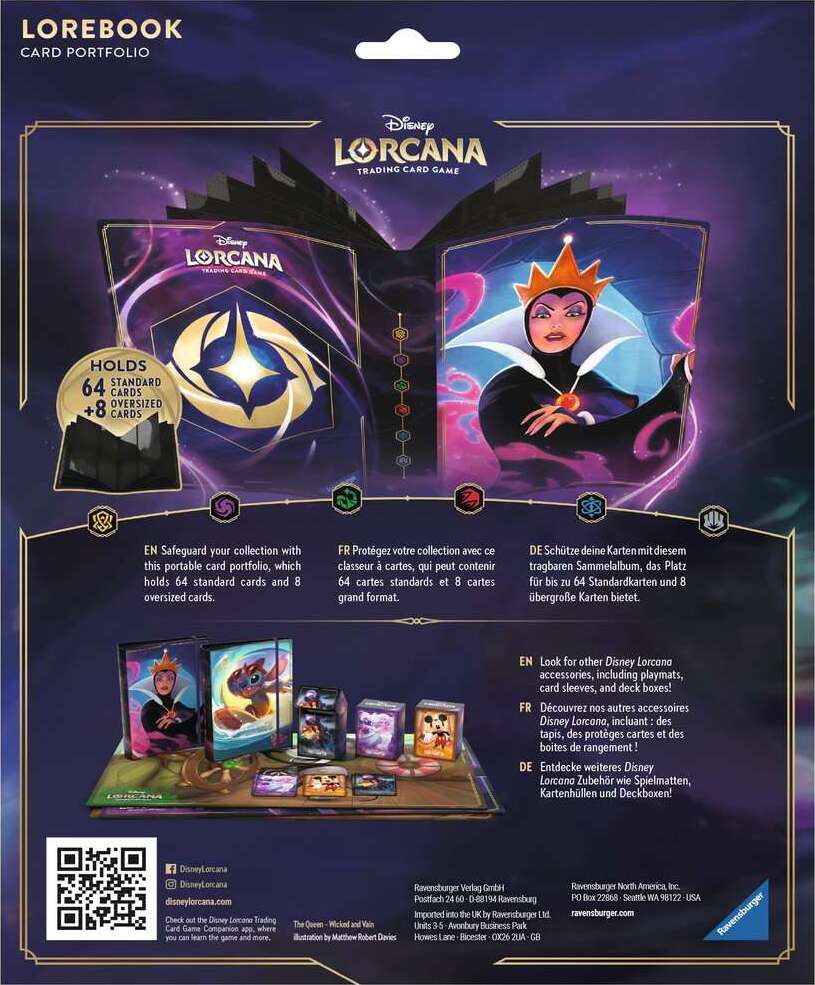 Lorcana: Maleficent Card Portfolio | EurekaPuzzles Lorcana: Maleficent Card Portfolio | EurekaPuzzles