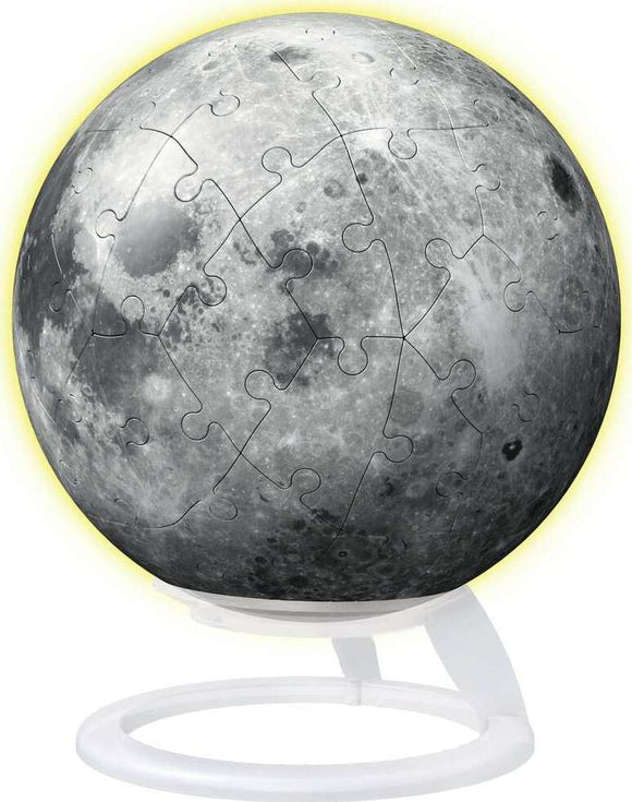 3D Puzzle Ball Glow-in-the-Dark "The Moon" - 72 Pieces