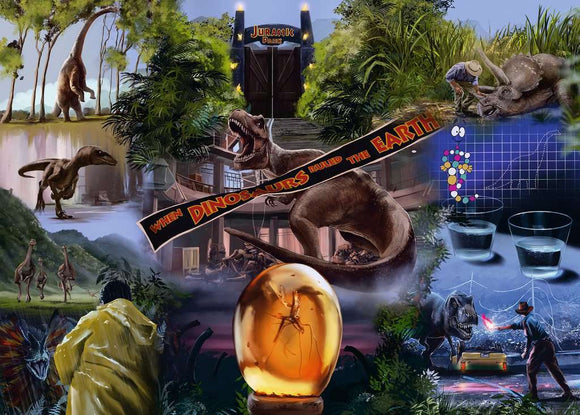 Jigsaw Puzzle AT Jurassic Park 1000p - 1000 Pieces Puzzle