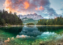Zugspitze at the Eibsee, Germany 1000 Pc Puzzle image