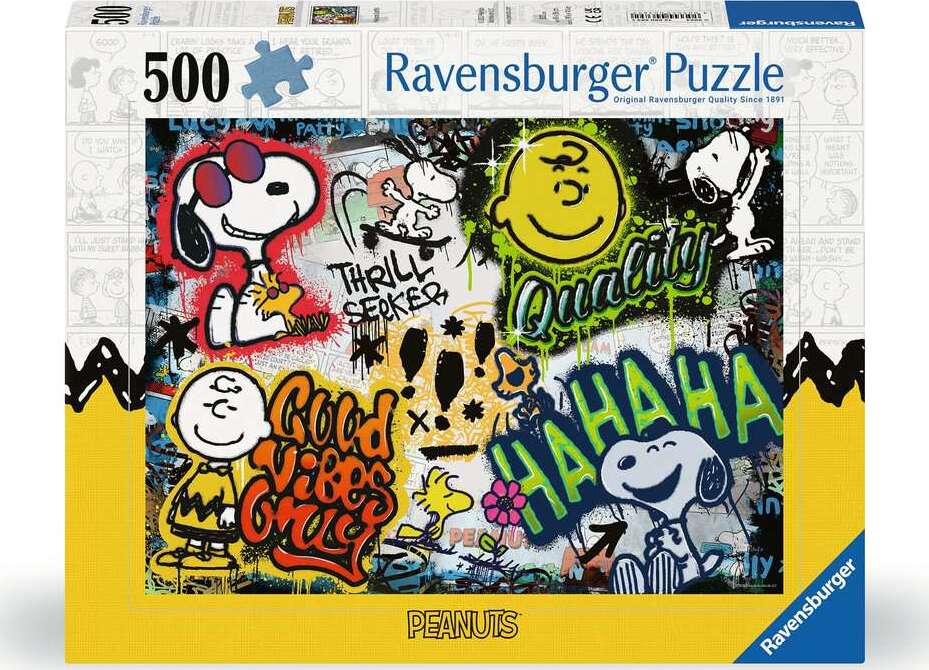 Jigsaw Puzzle Peanuts Graffiti - 500 Pieces Puzzle