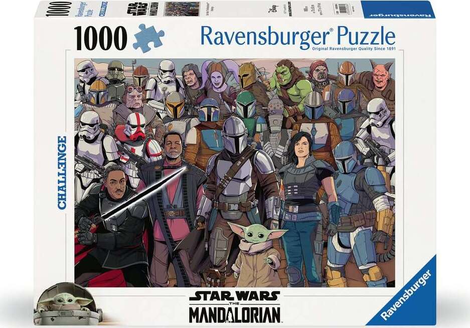 Jigsaw Puzzle Star Wars: The Mandalorian Challenge - 1000 Pieces Puzzle