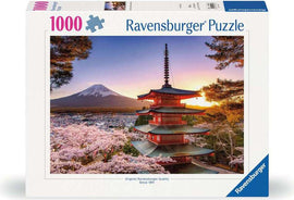 Mount Fuji Cherry Blossom View 1000 Pc Puzzle