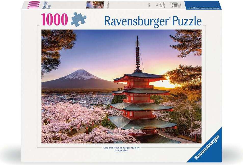 Mount Fuji Cherry Blossom View 1000 Pc Puzzle