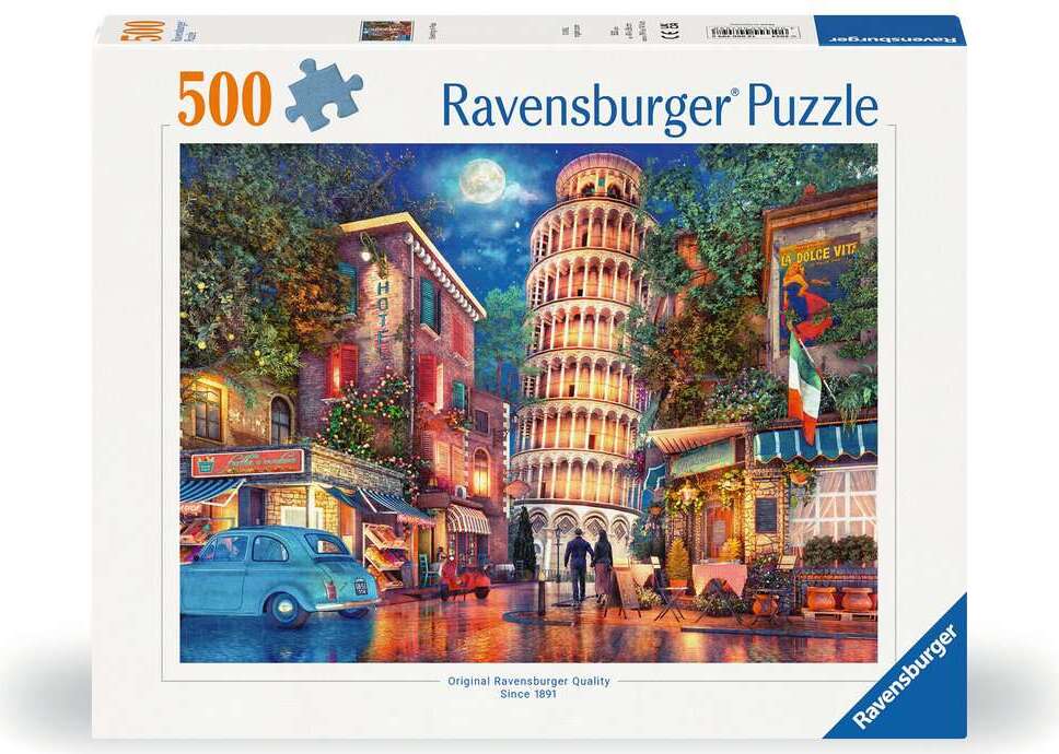 Streets of Pisa 500 Pc Puzzle