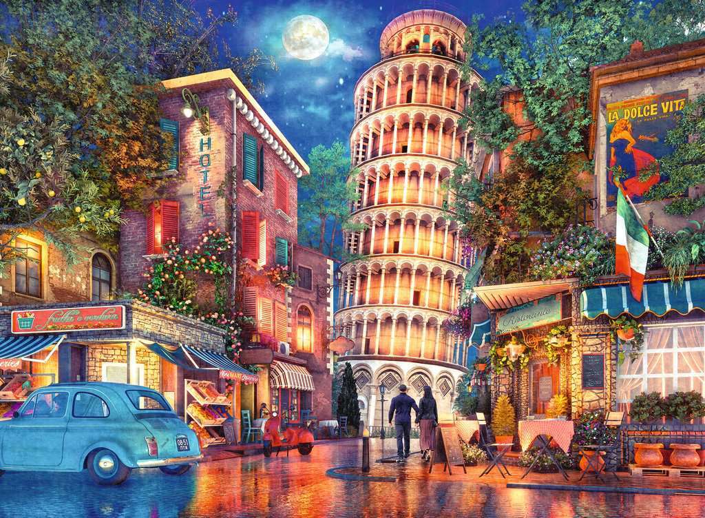 Streets of Pisa 500 Pc Puzzle