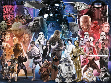 Jigsaw Puzzle Star Wars Whole Universe - 1500 Pieces Puzzle