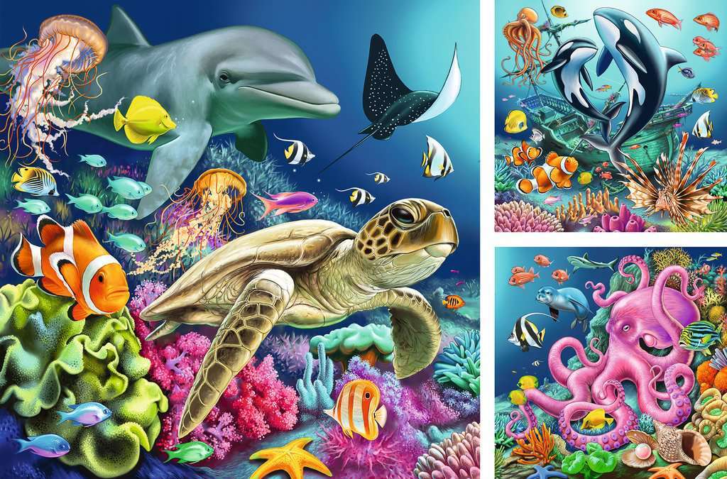 Underwater 3x49 Pc Puzzle