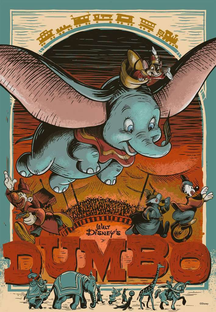 Puzzle Moment: Dumbo 300 Pc Puzzle