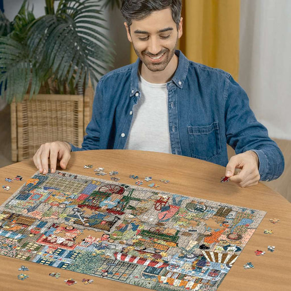 Street Market 1000 Pc Puzzle