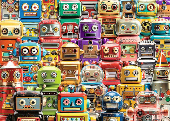 Retro Robots 500 Pc Large Format