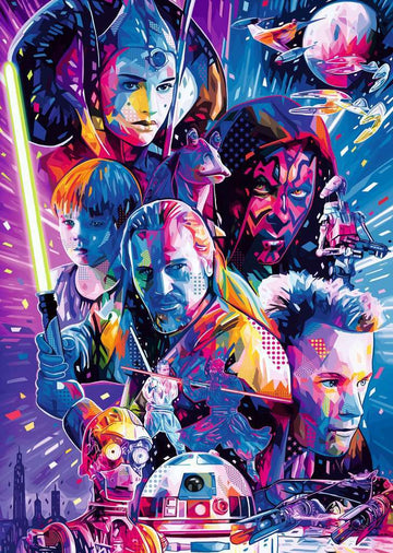 Jigsaw Puzzle Star Wars™ The Hyperspace Collection: The Phantom Menace - 500 Pieces Puzzle