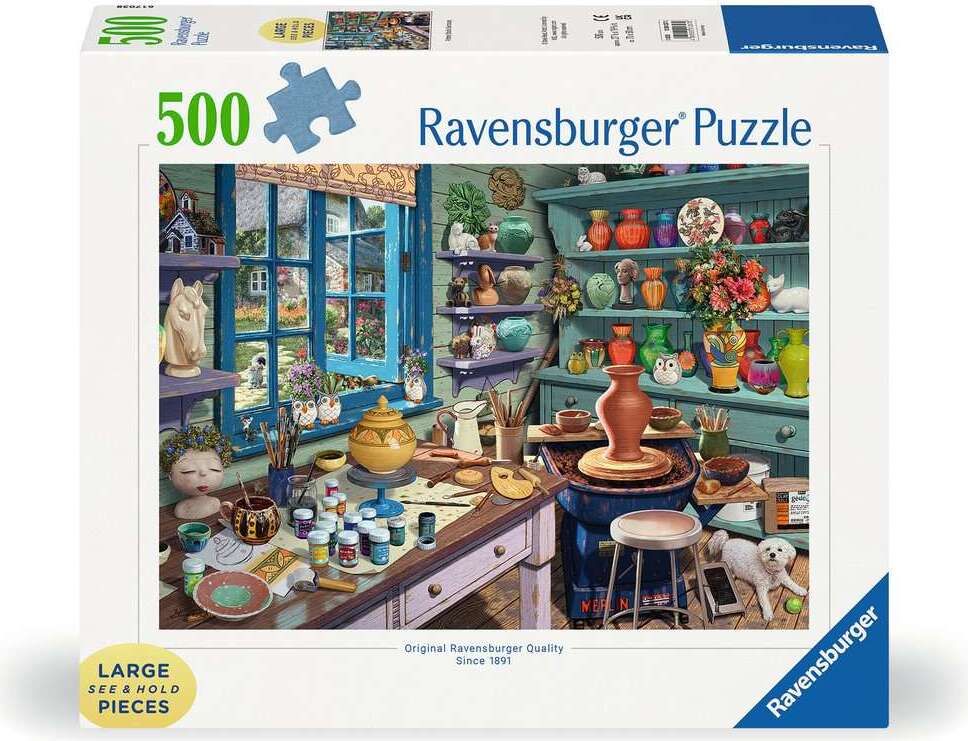 Pottery Studio Sanctuary 500Pc Large Format