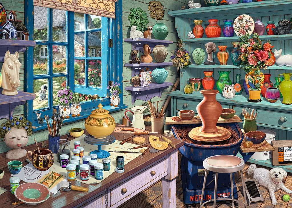 Pottery Studio Sanctuary 500Pc Large Format