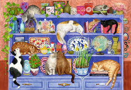 Cats on Shelf Puzzle (200 pc)
