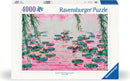 Pink Water Lilies 4000 Pc Puzzle