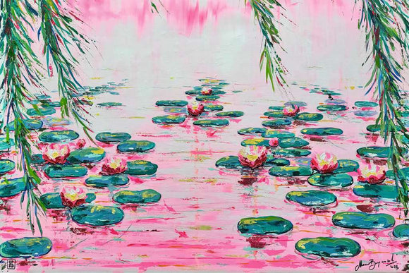 Pink Water Lilies 4000 Pc Puzzle