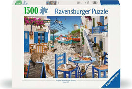 Cats of Mykonos 1500 Pc Puzzle