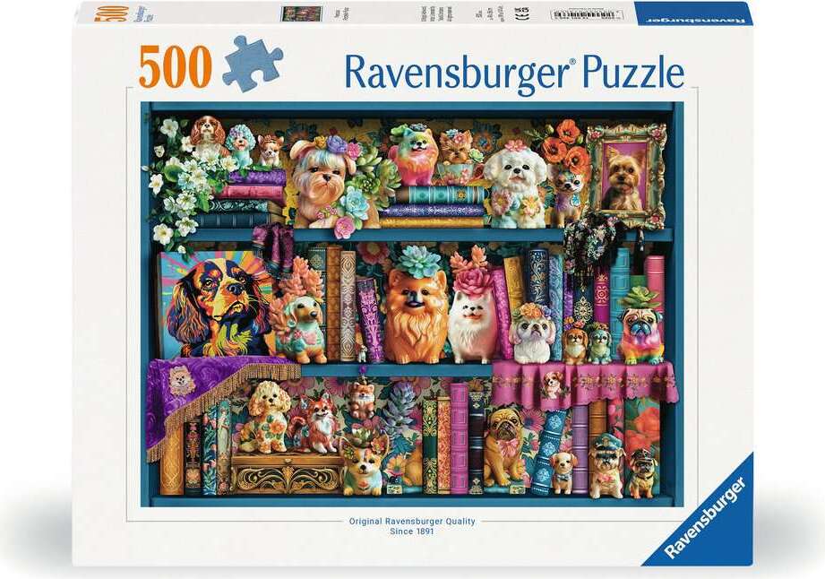 Precious Porcelain Pups 500 Pc Puzzle