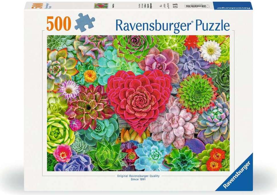 Succulent Love 500 Pc Puzzle