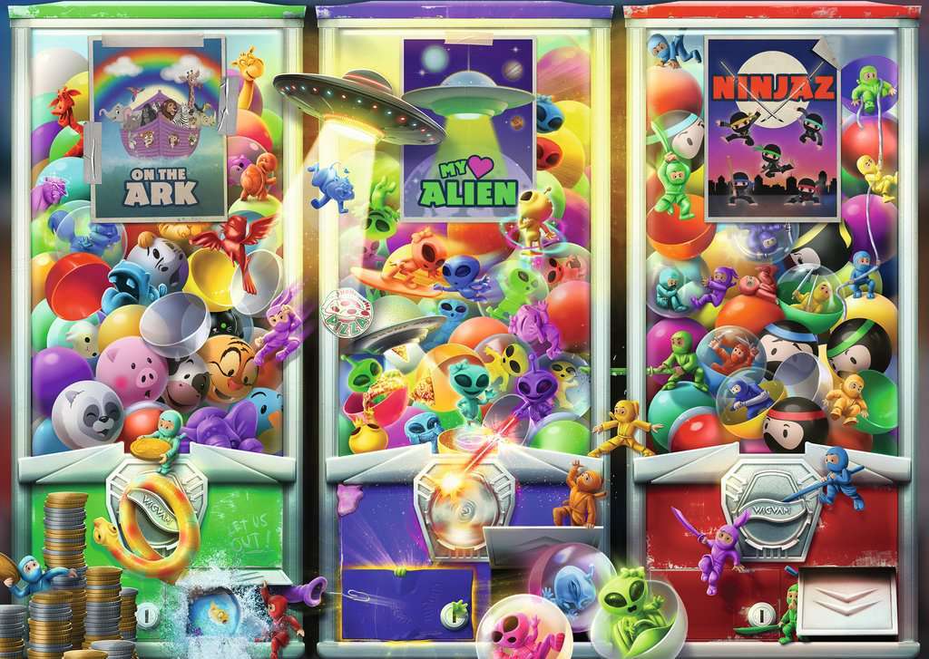 Animals, Aliens & Ninjas 1000 Pc Puzzle